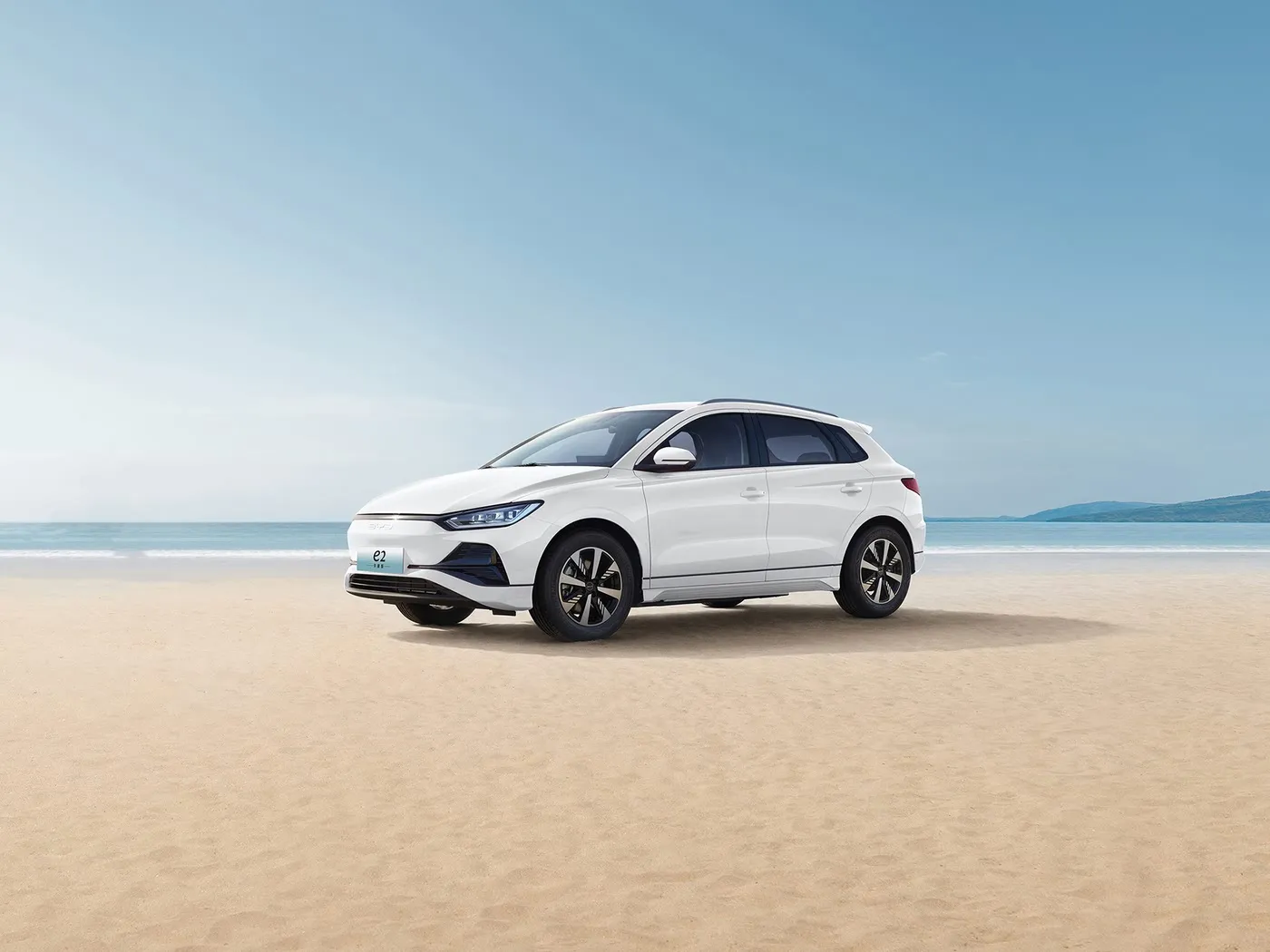BYD E2 Luxury Electric EV Sedan SUV Хэтчбэк Аўтамабіль з левым рулём з рухавіком з літыевай батарэяй Кітайскі новы энергетычны аўтамабіль