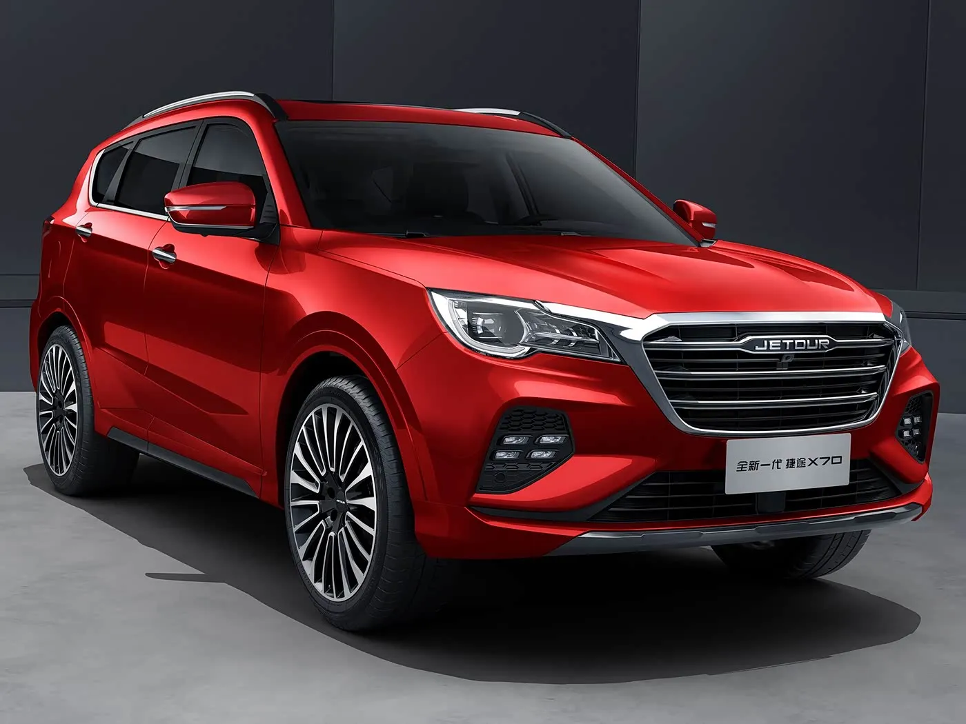 Абсалютна новы пазадарожнік Chery Jetour X70 Аўтаматычны прывад Euro VI Багажнік на даху з выкідамі выкідаў Камера задняга выгляду Скураныя сядзенні