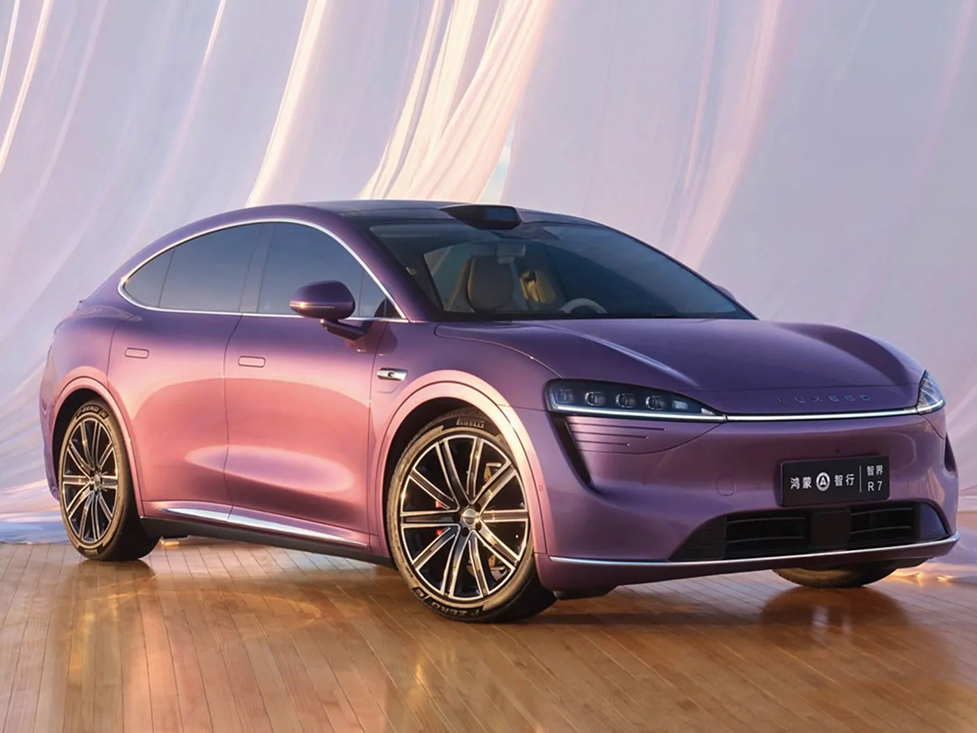 Гібрыдны пазадарожнік LUXEED R7 2025, 5-мясцовы міні-электрычны энергетычны аўтамабіль высокай магутнасці з поўным прывадам далёкага ходу, даступны для продажу