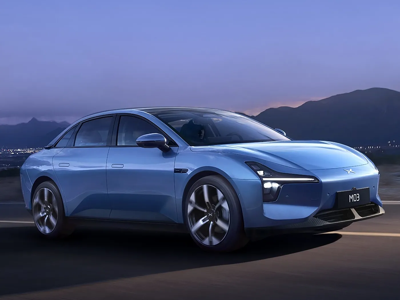 Xiaopeng 2025 Mona M03 Электрычны седан далёкага радыусу дзеяння 515 км Новы энергетычны пазадарожнік і хэтчбэк EV Літыевая батарэя
