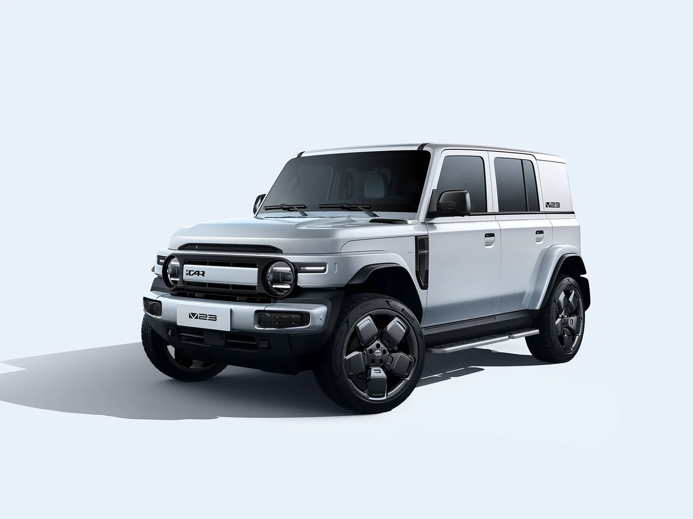 Міні-пазадарожнік Chery ICar V23, сертыфікаваны EEC, гібрыдны электрычны высакахуткасны пазадарожны літыевы акумулятар з левым рулявым кіраваннем, новы энергетычны аўтамабіль