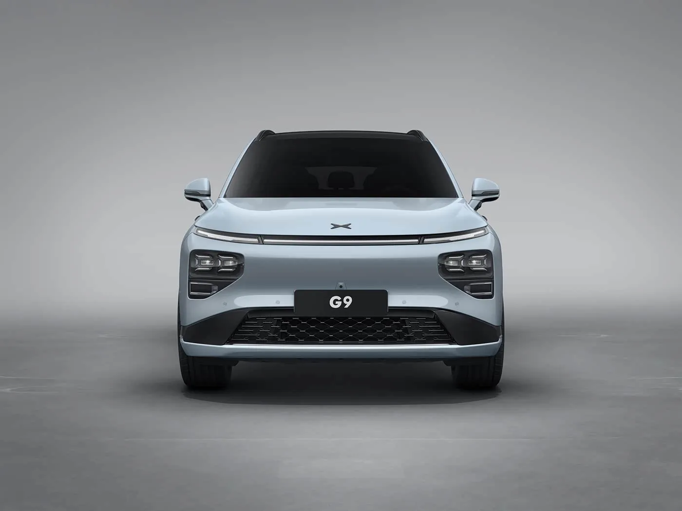 Раскошны 4-дзвярны 5-мясцовы пазадарожнік Xpeng G9, электрамабіль New Energy MPV Хэтчбэк з рэжымам 4WD Drive Power PHEV і рухавіком EV злева