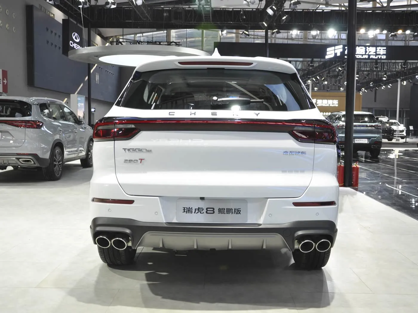 Chery RUIHU8 Tiggo Turbo SUV Гарачая распродаж Euro VI R18 скура Новы аўтамат FWD R18 сплаў металічны амартызатар газ/бензін левы прывад цёмны цёмны
