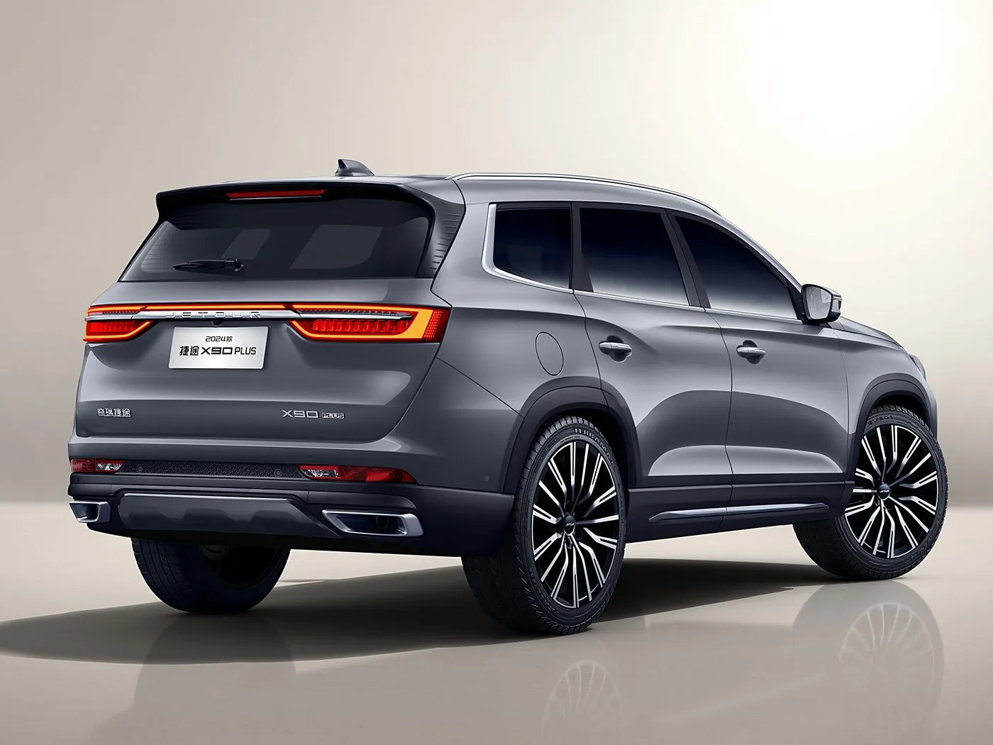 Абсалютна новы пазадарожнік Chery Jetour X90 PLUS, аўтаматычны прывад, алюмініевы багажнік на даху, скураныя сядзенні, Еўра VI